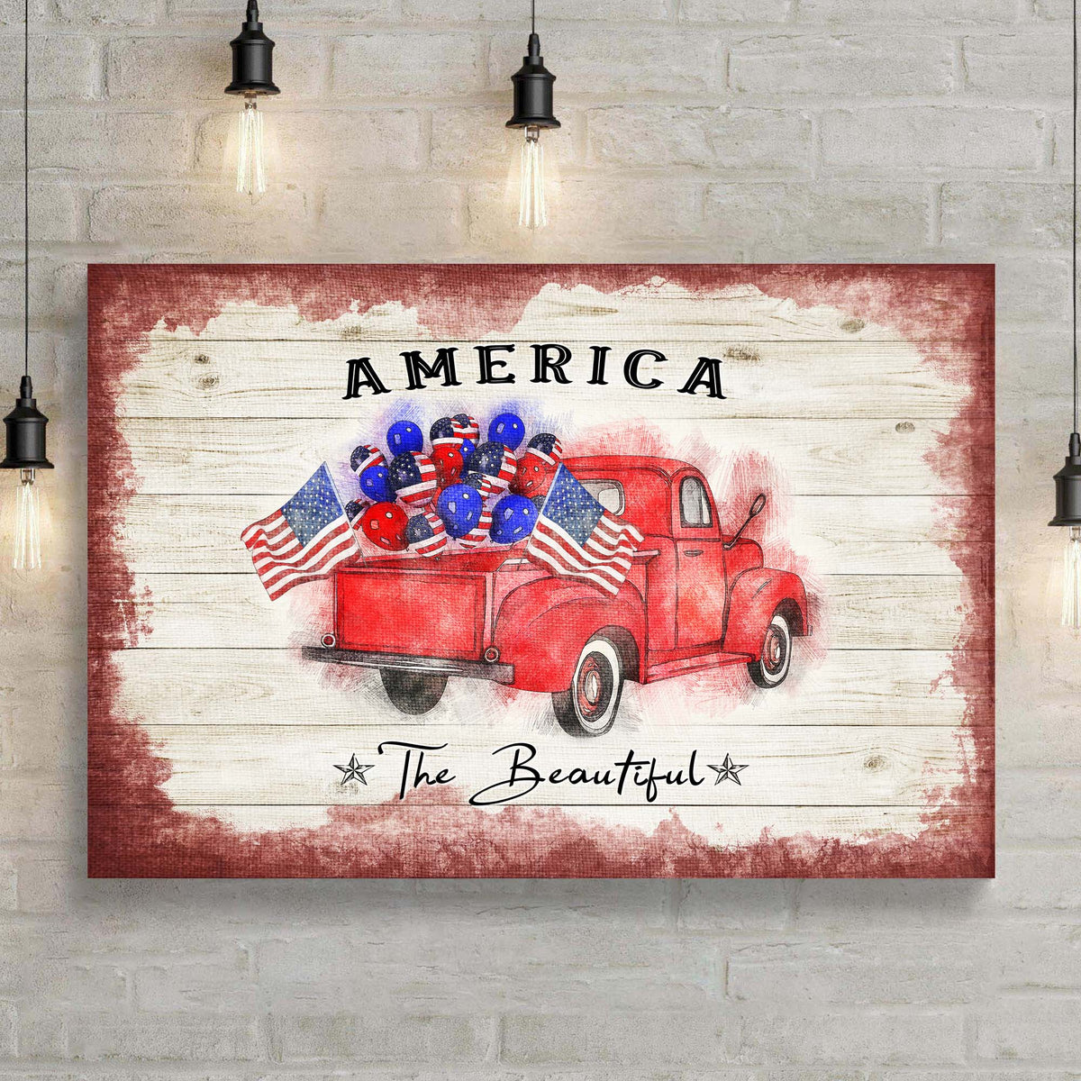 Tailored Canvases Canvas America The Beautiful Sign II