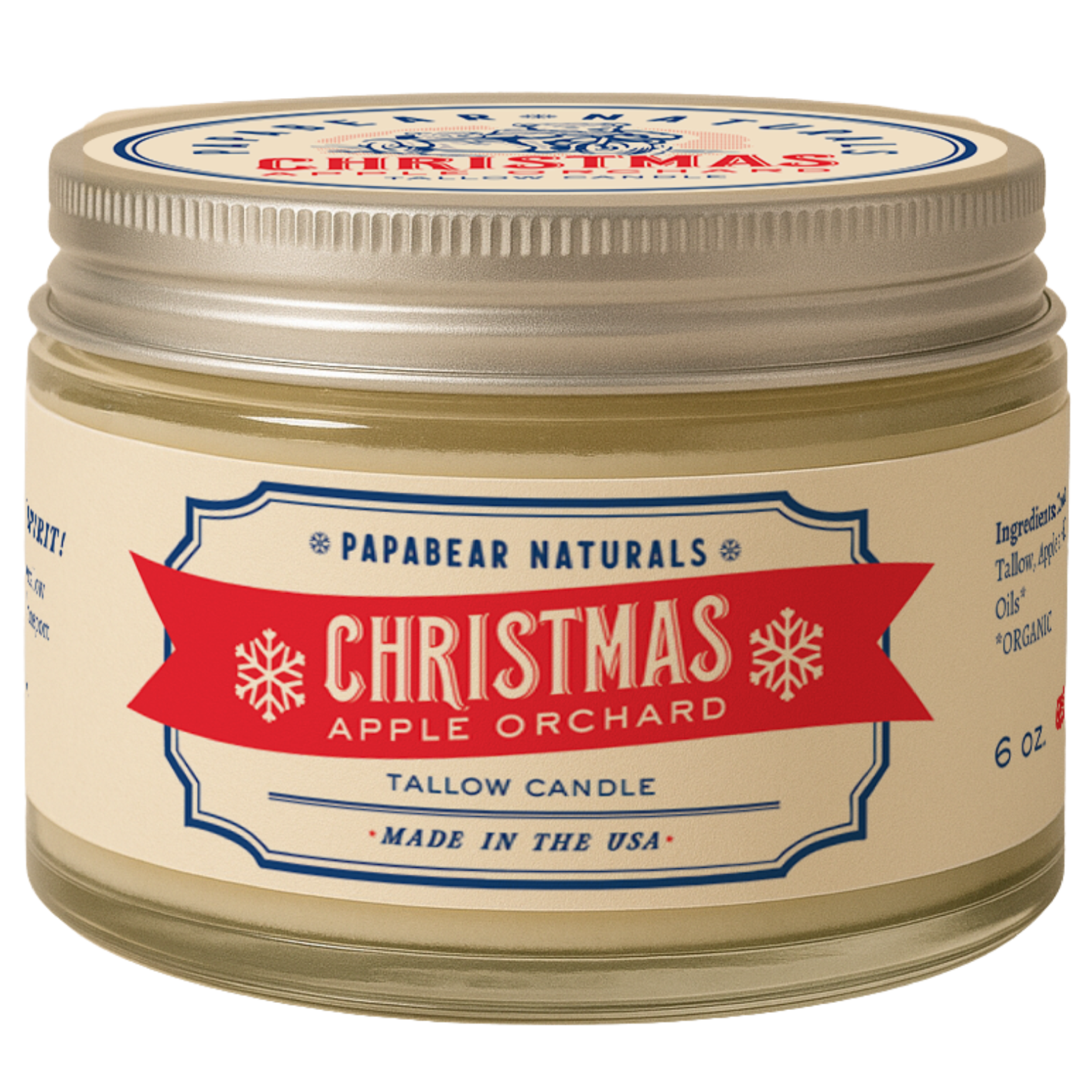 Pumpkin - Tallow Candle - 6 oz - My American Goods