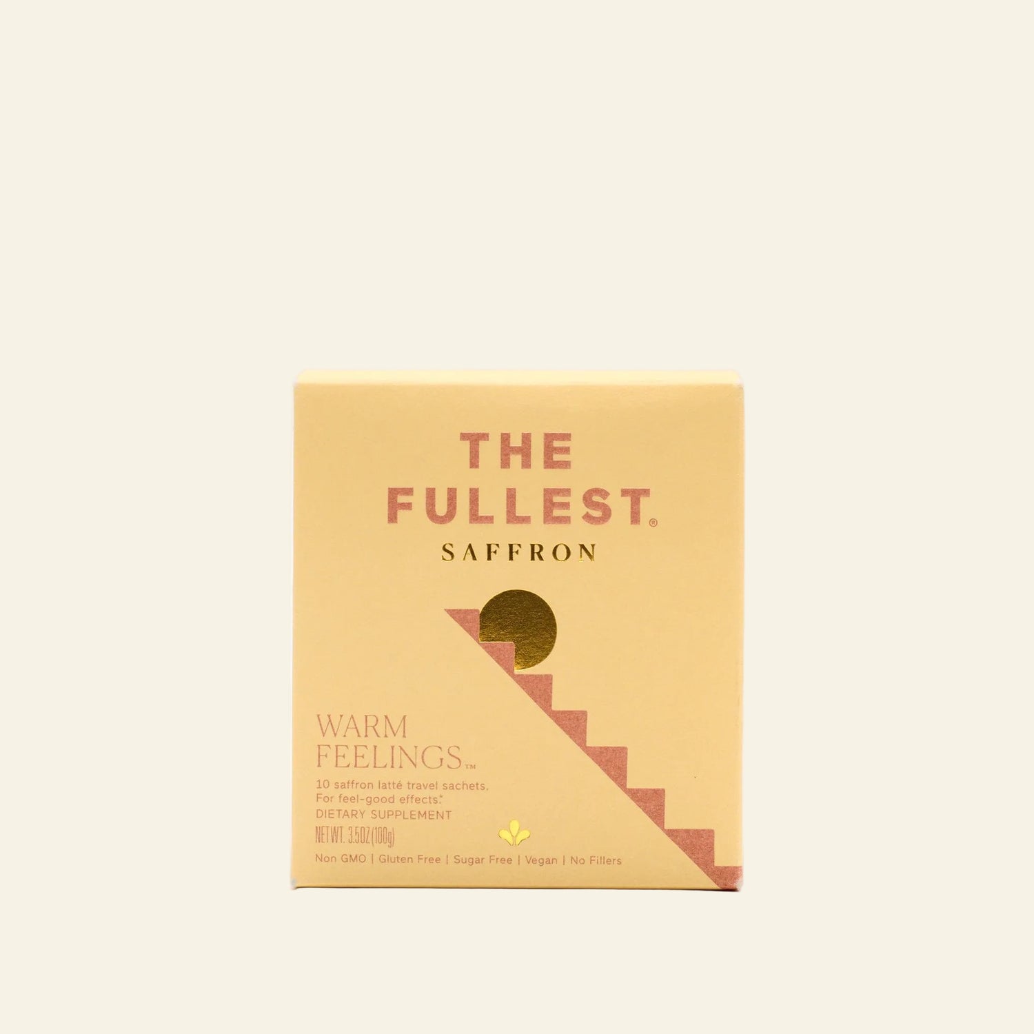 The Fullest Saffron Latte 10 Single-Serving Sachets