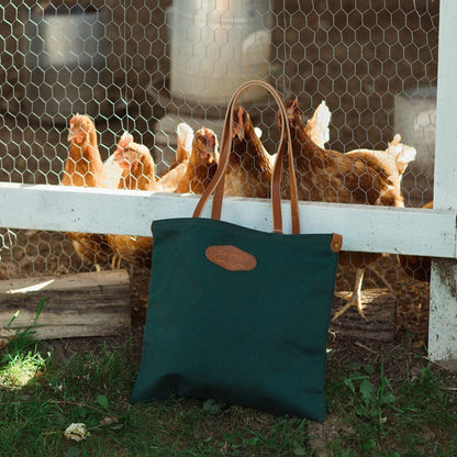 The Local Branch Waxed Canvas Forager Canvas Tote - USA Made