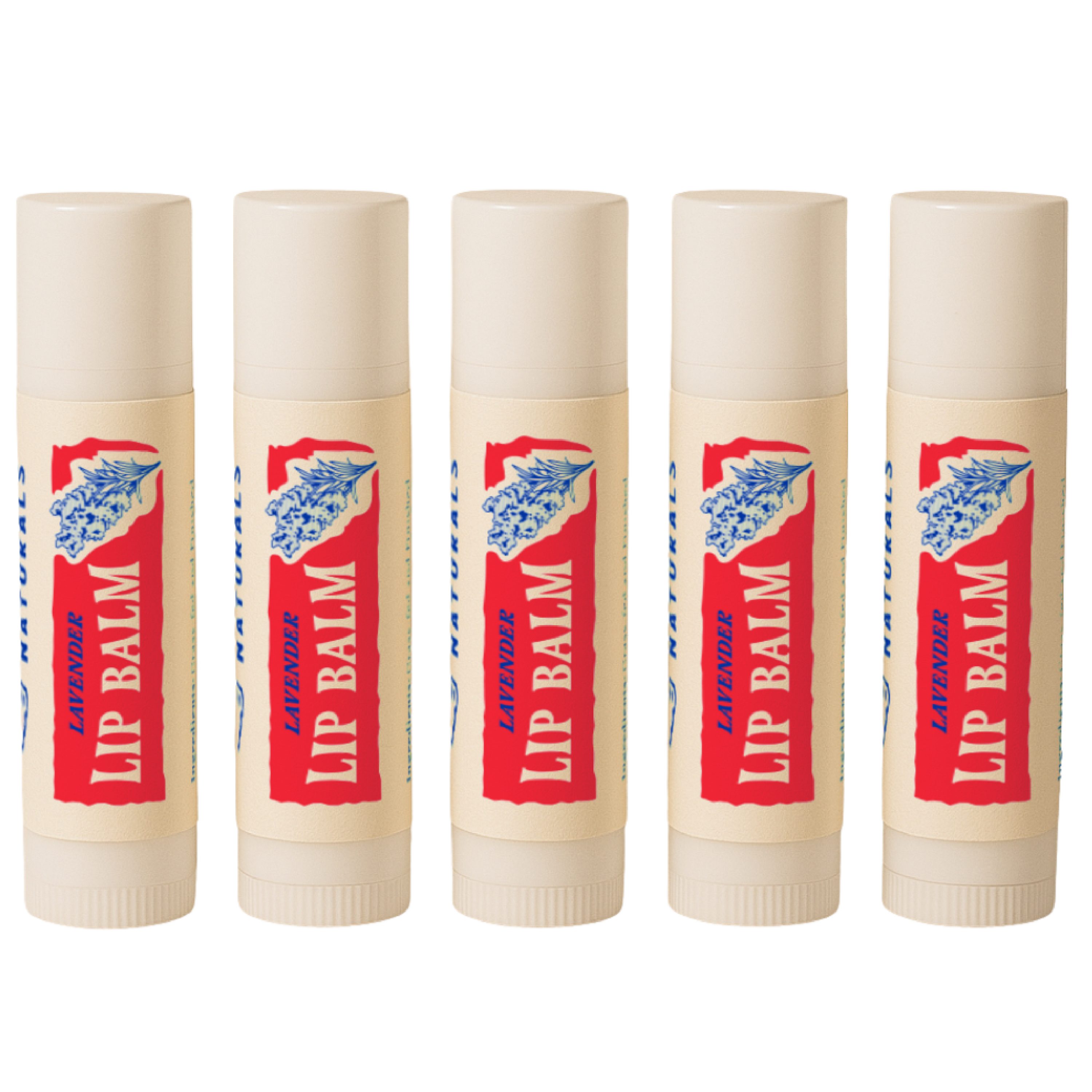 PapaBear Naturals Lavender Papabear Tallow Lip Balm - (5 Pack)