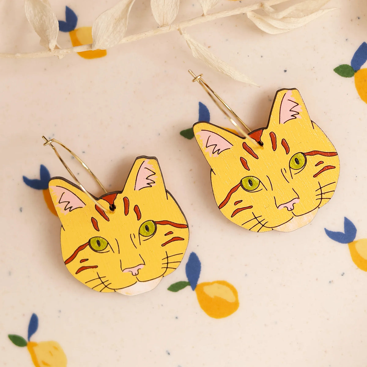 TNR Orange Tabby Cat Hoops