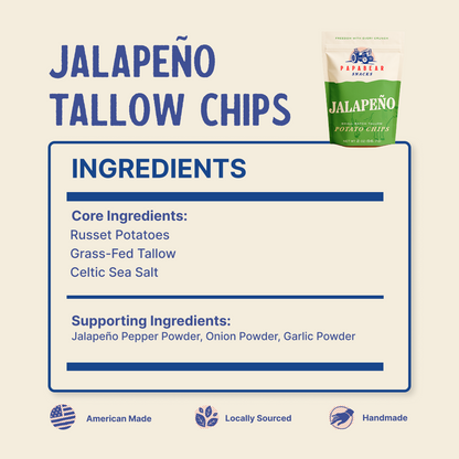 Grass-fed Tallow Chips