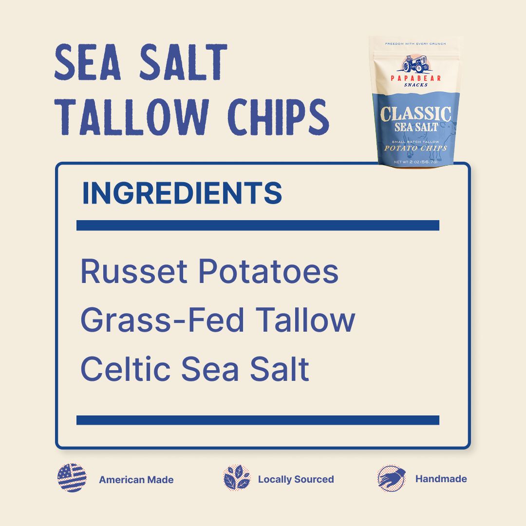 Grass-fed Tallow Chips