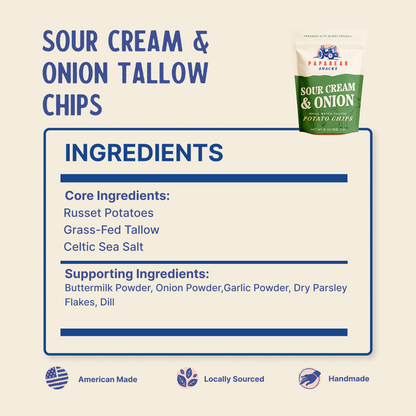 Grass-fed Tallow Chips