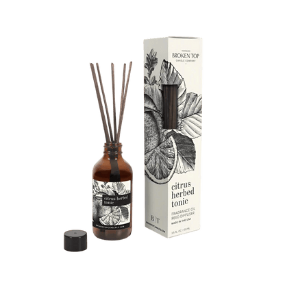 Broken Top Brands Reed Diffuser Citrus Herbed Tonic Reed Diffuser