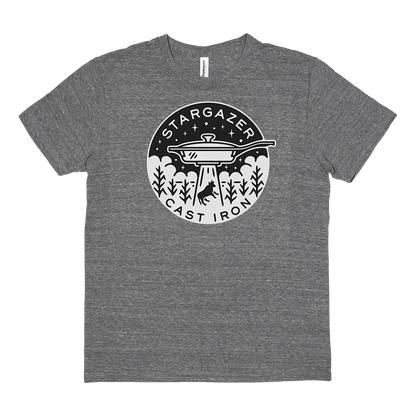 Stargazer Cast Iron Merch Gray / S Skillet UFO T-Shirt