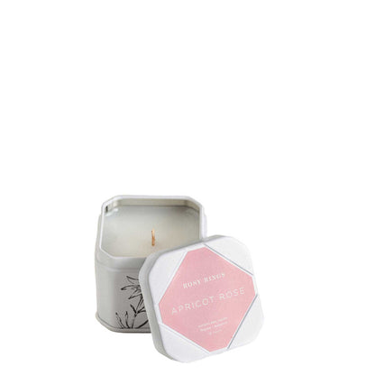 Petite Tin Candle - Apricot Rose