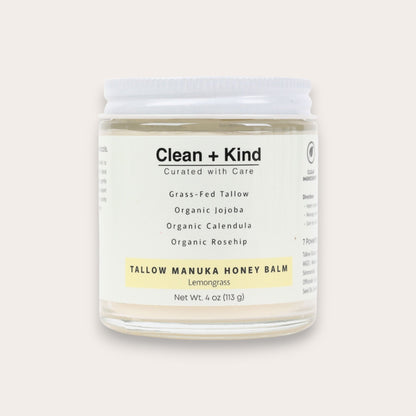 Whipped Tallow Honey Cream for Face | 4 oz