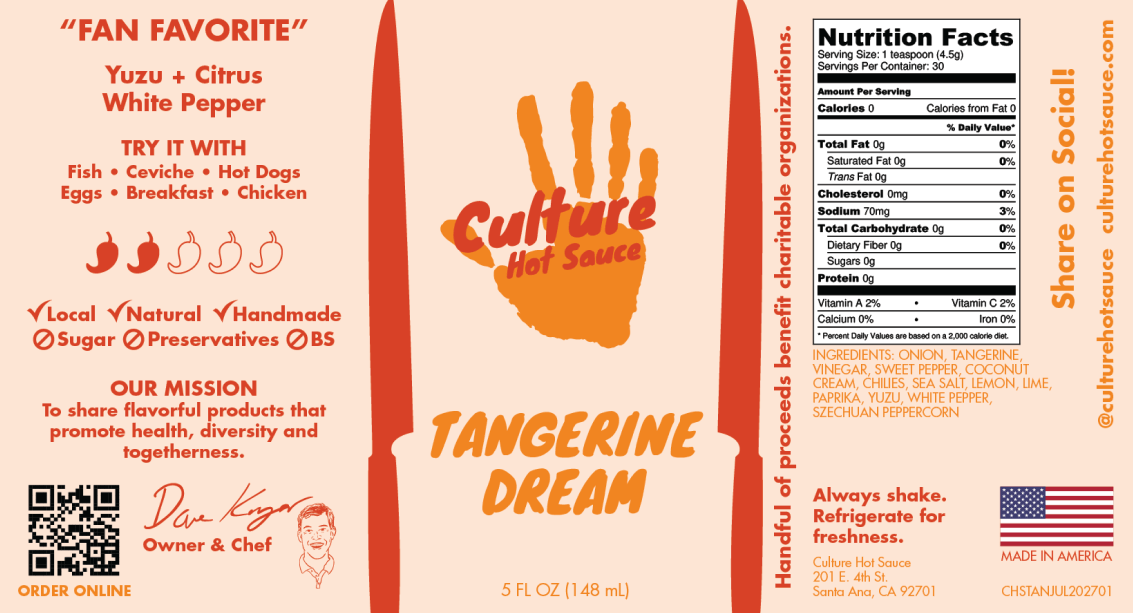 Culture Hot Sauce Hot Sauce Tangerine Dream | Hot Sauce