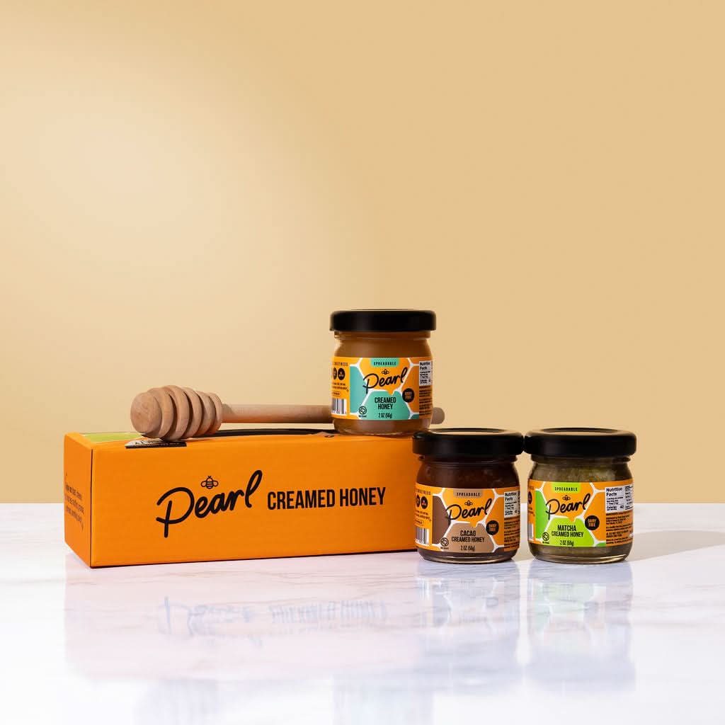Pearl Honey Spreads Honey Spread Variety 3 PACK - Gift Box