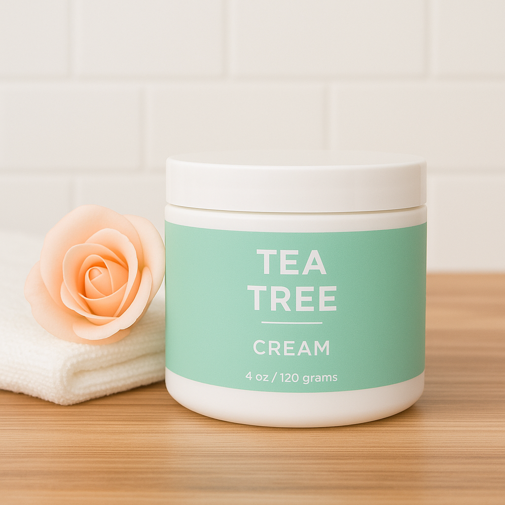Tea Tree Organic Cream - fungal + candida - My American Goods