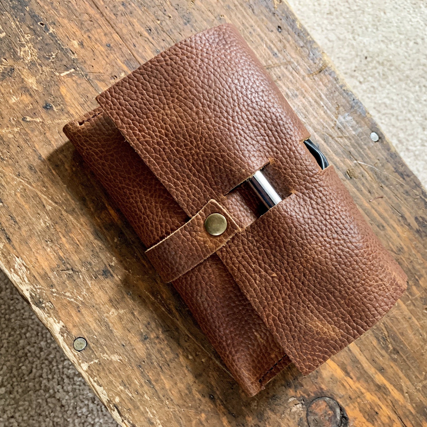 Rogue Industries Cord Roll Up Leather Tech Organizer