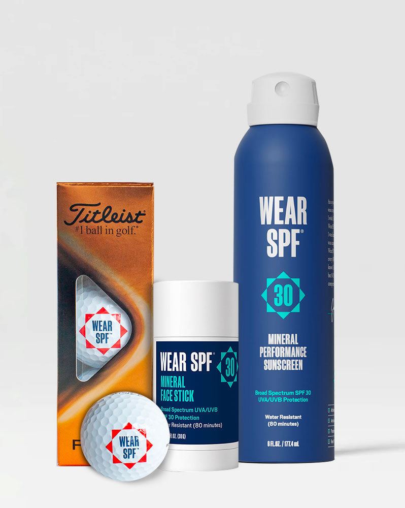 Tee Time Golf Sunscreen Bundle