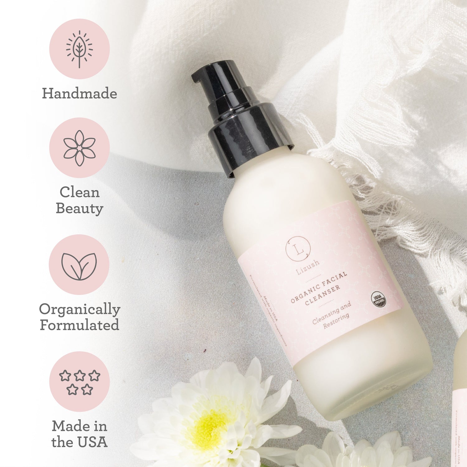 ORGANIC FACIAL CLEANSER Cleansing and Restoring - My American Goods