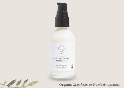 Lizush ORGANIC FACIAL MOISTURIZER Nourishing and Moisturizing
