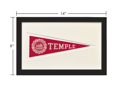 Vintage Temple University Hormel Pennant