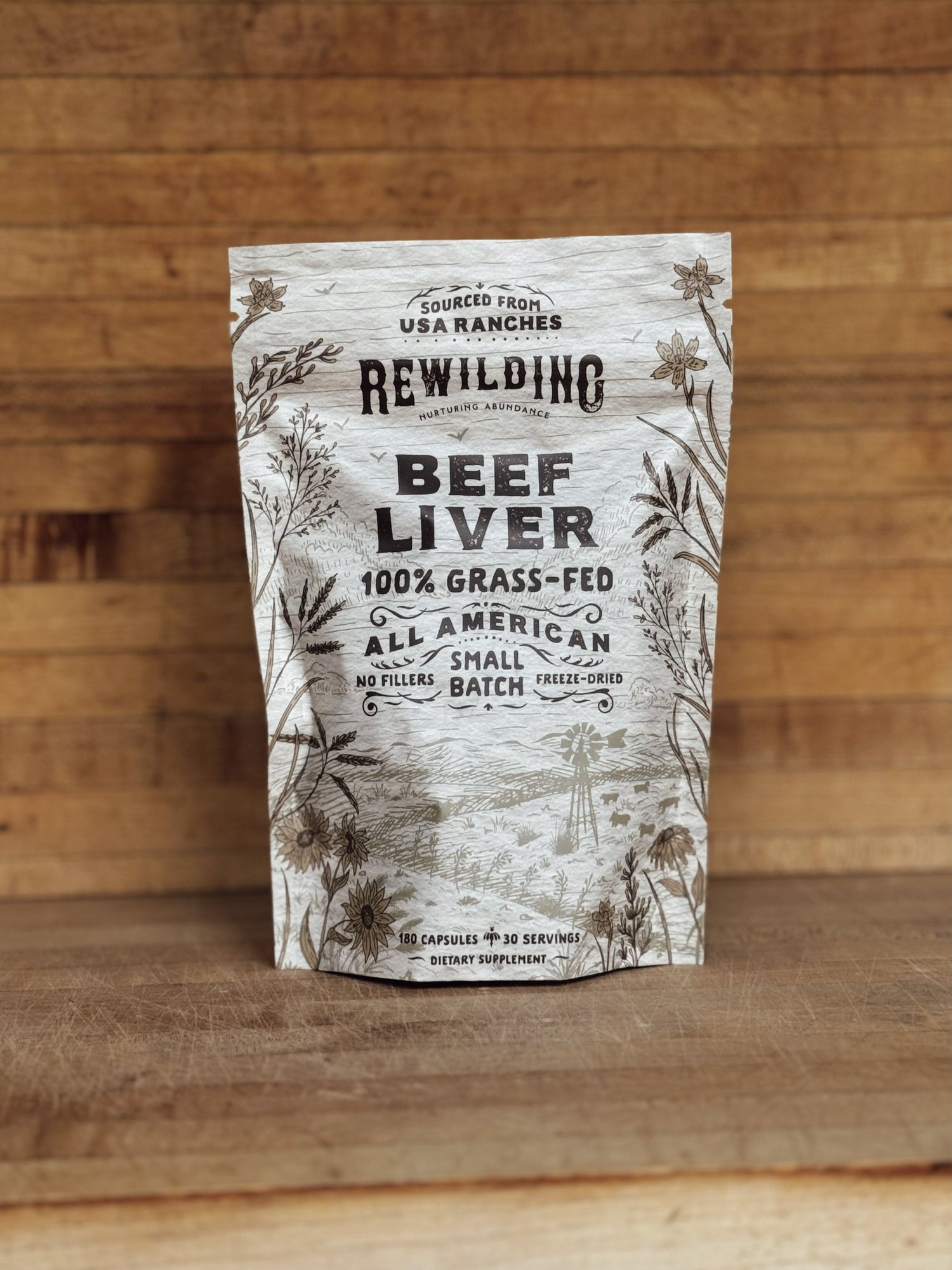 USA Beef Liver Capsules - My American Goods