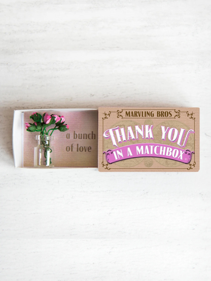 Matchbox Tiny Rose Bouquet - My American Goods