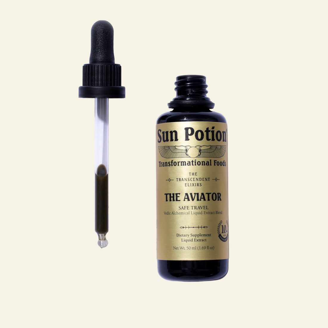 Bottle labeled &