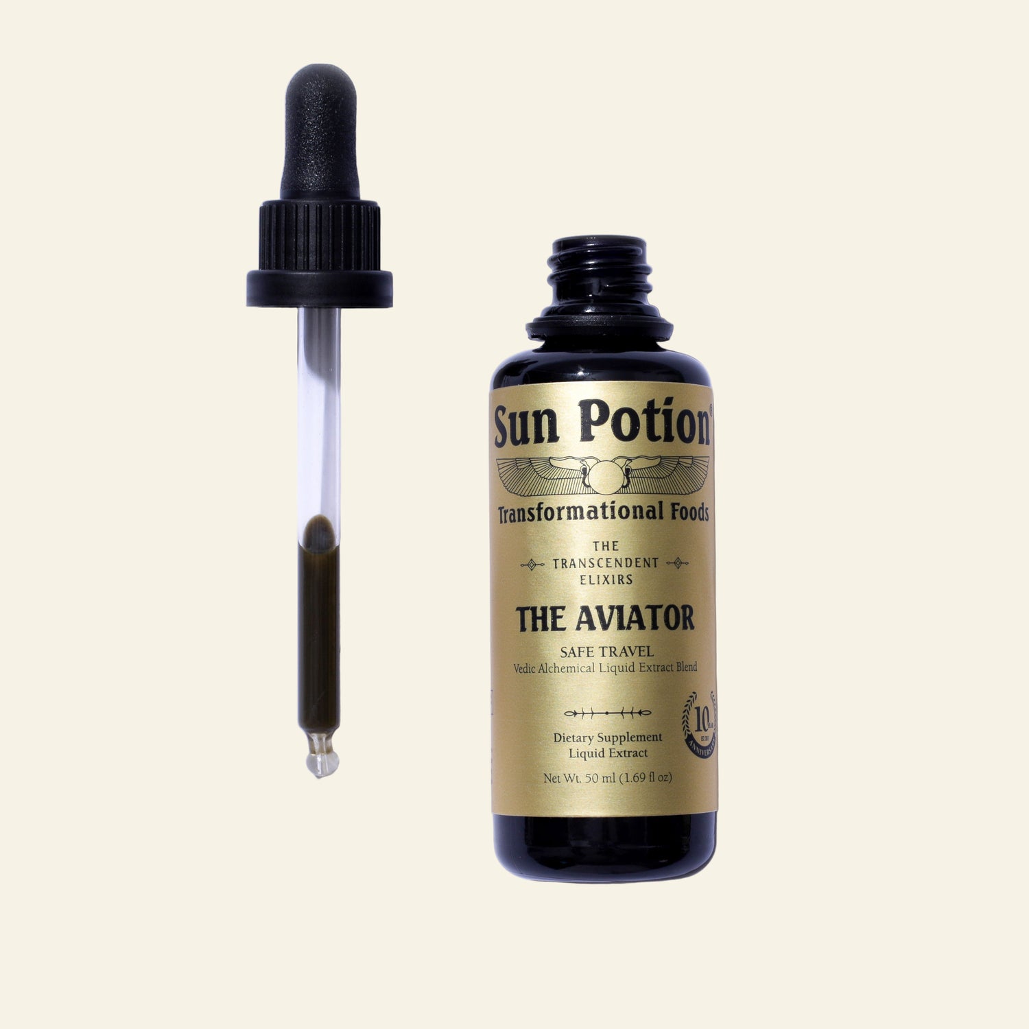 Bottle labeled &