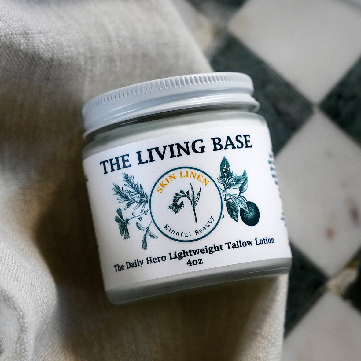 A small white jar of &