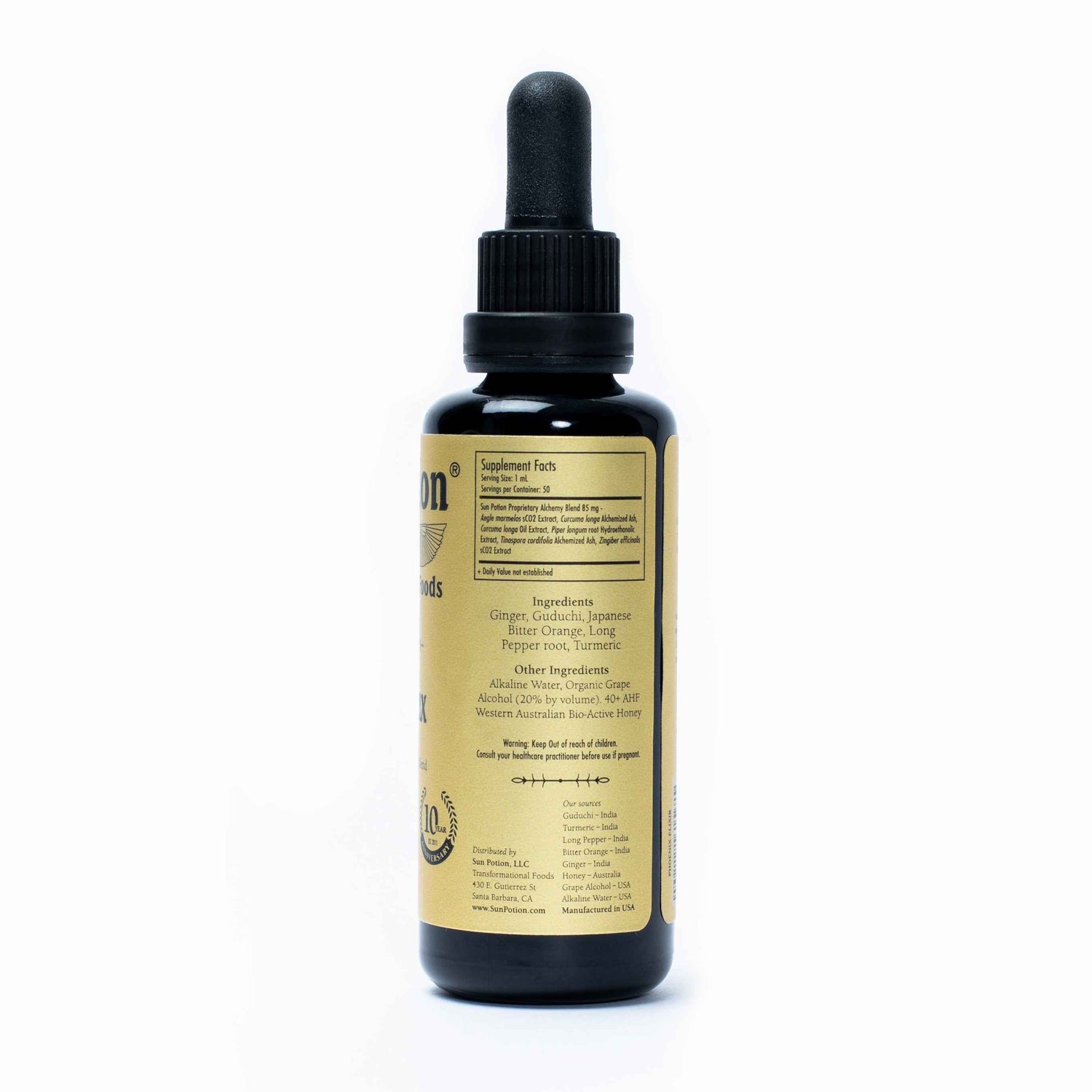Sun Potion Adaptogen 50 ml - The Phoenix Elixir The Phoenix Transcendent Elixir