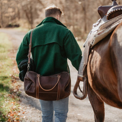 The Local Branch Leather Nomad Duffle Bag - USA Made
