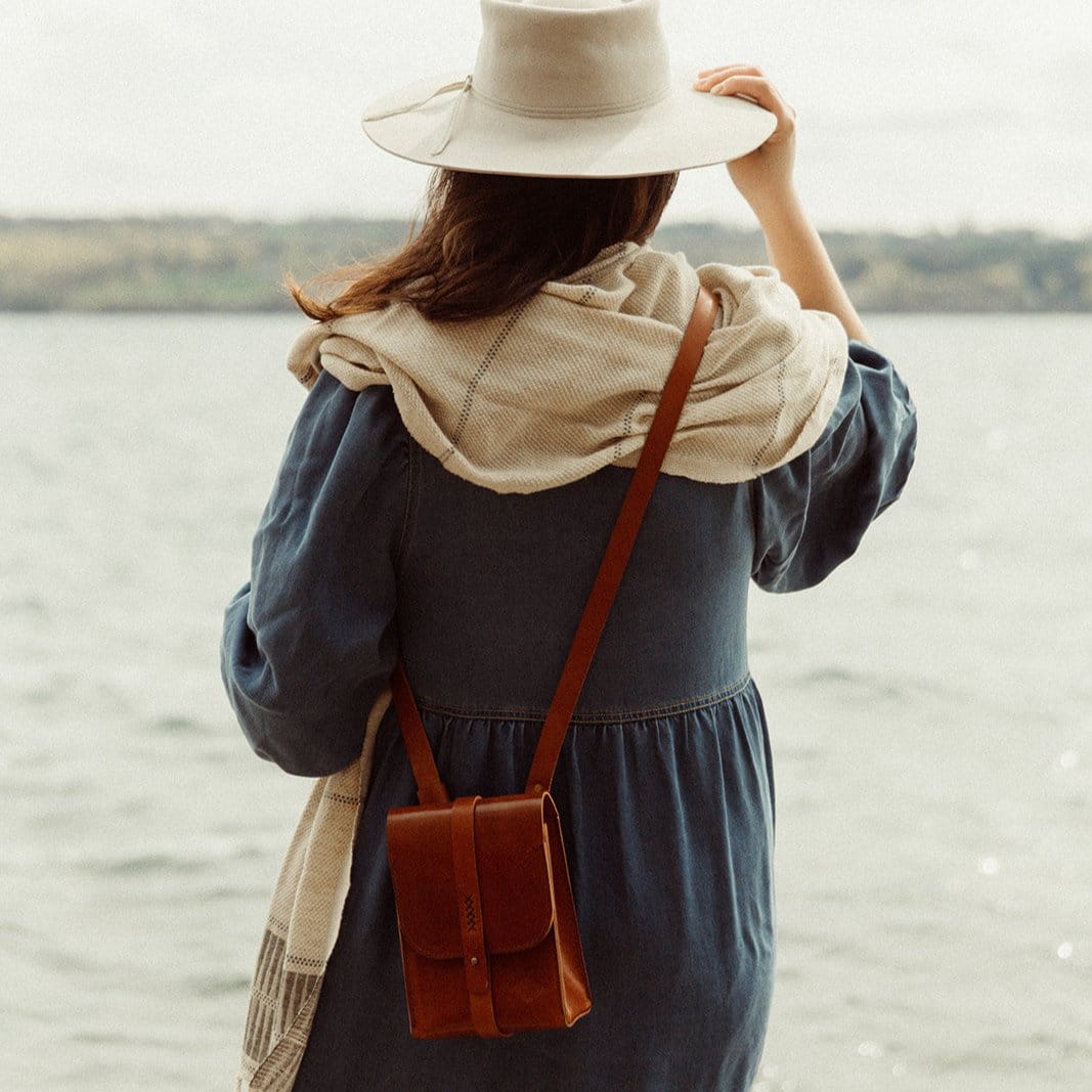The Local Branch Leather The Navigator Satchel - USA Made
