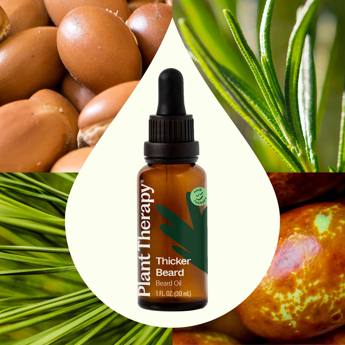Hair Therapy Thicker Beard - Beard Oil - My American Goods