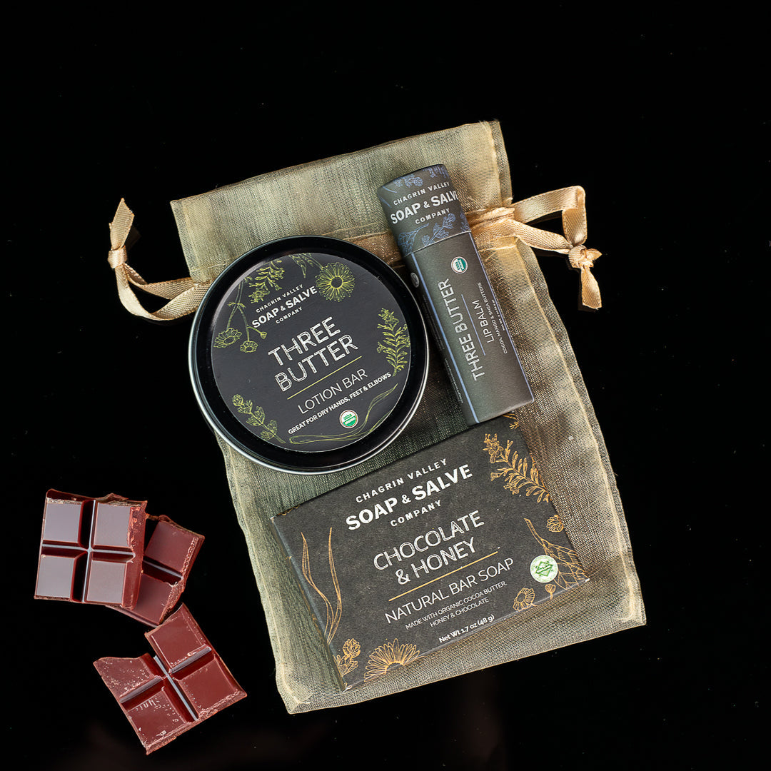 Gift: Soap Sample with Lip Balm &amp; Lotion Bar