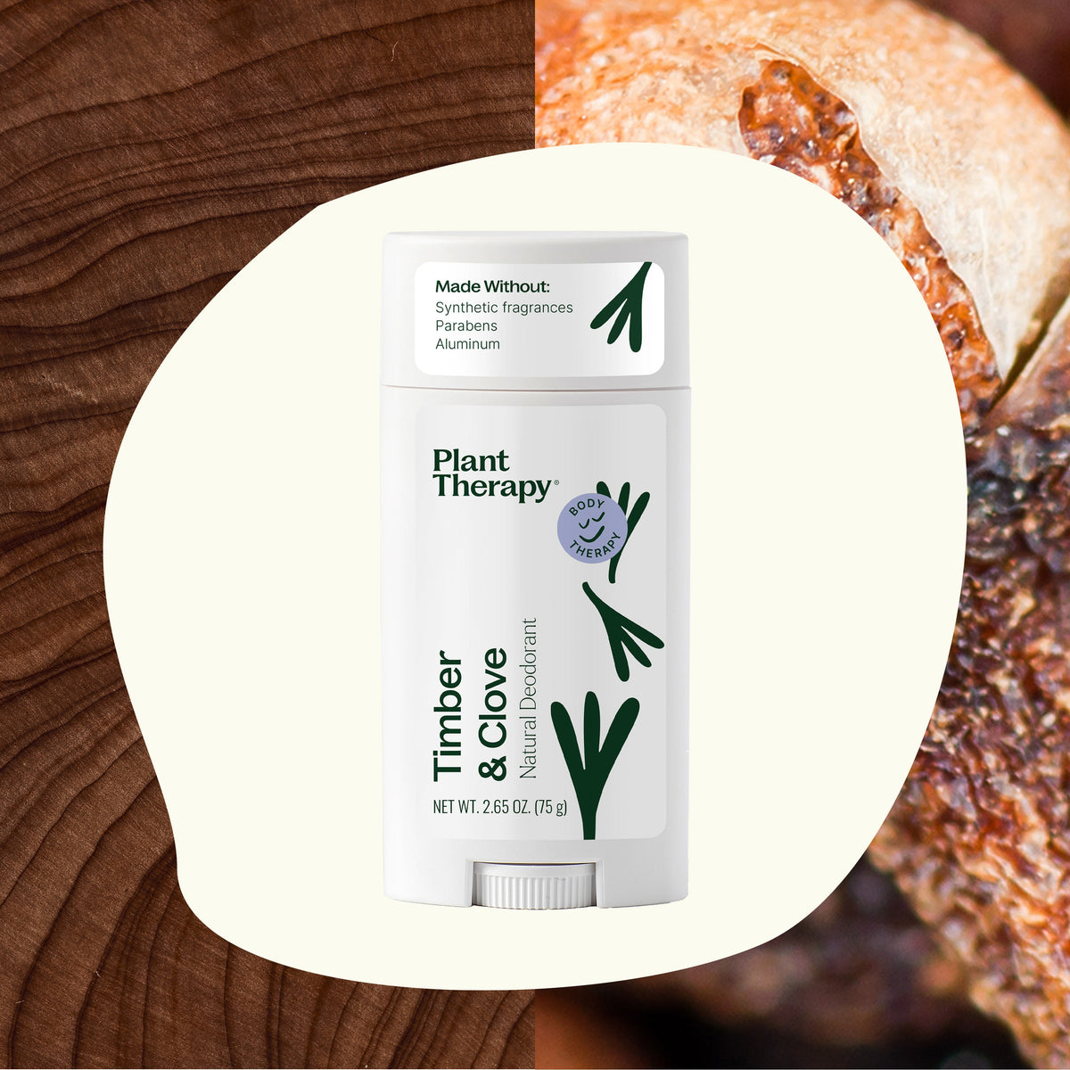 Timber &amp; Clove Natural Deodorant