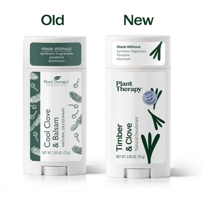 Timber &amp; Clove Natural Deodorant