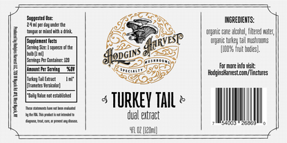 Turkey Tail Dual Extract Tincture - My American Goods