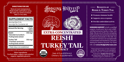 Reishi + Turkey Tail Dual Extract Tincture