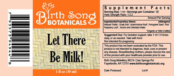 Let There Be Milk! Herbal Breastfeeding Supplement to Promote Healthy Breastmilk Production 1 oz. - My American Goods