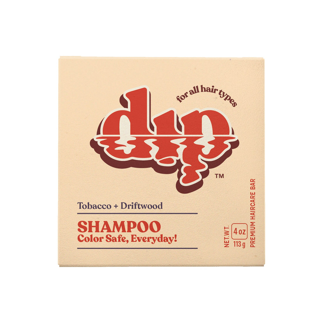 Dip Shampoo Bar: Color Safe, Everyday - Tobacco &amp; Driftwood