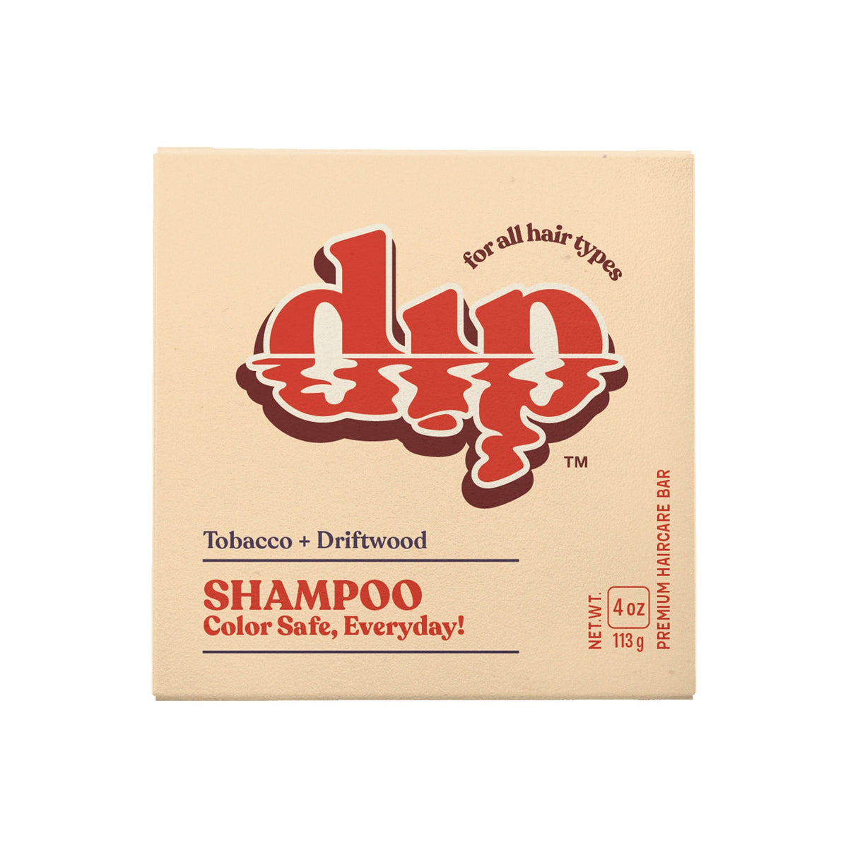 Dip Shampoo Bar: Color Safe, Everyday - Tobacco &amp; Driftwood