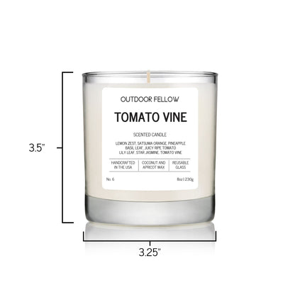Outdoor Fellow Candles Tomato Vine Scented Candle