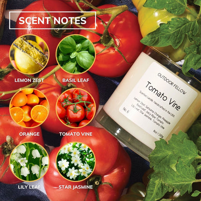 Tomato Vine Scented Candle - My American Goods