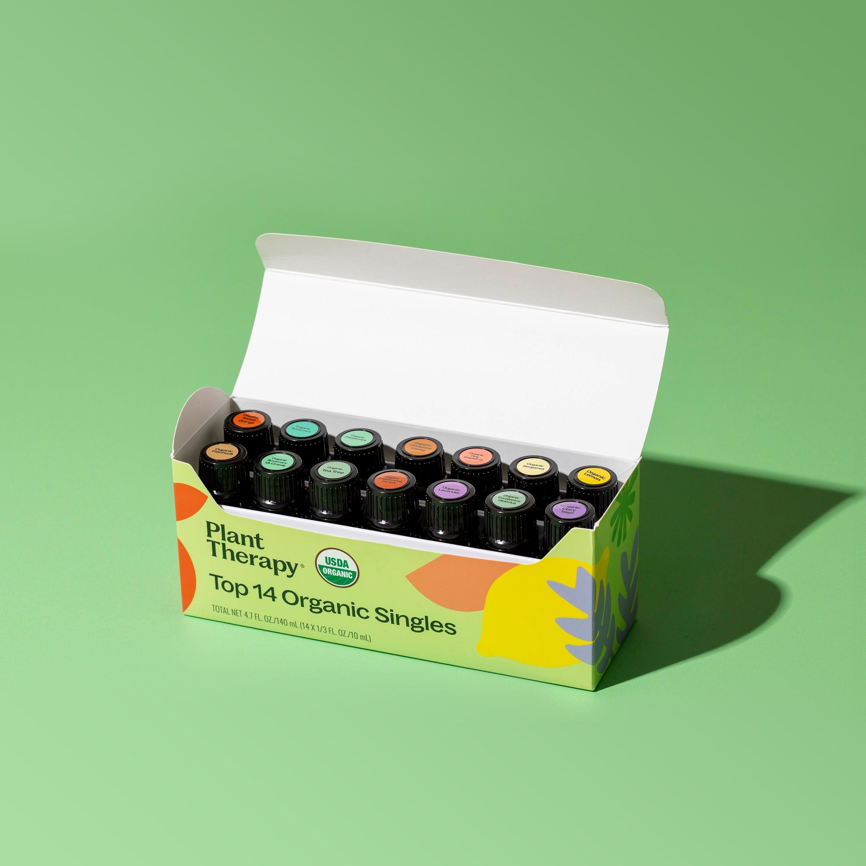 Plant Therapy Essential Oil Top 14 Organic Singles Set