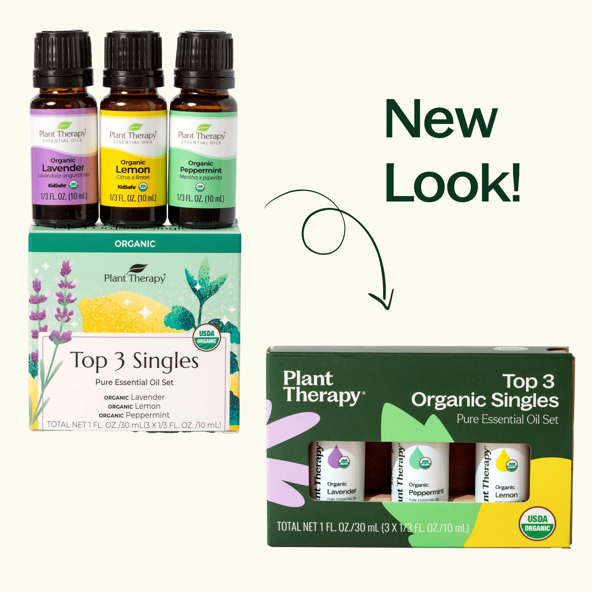 Top 3 Organic Singles Set - My American Goods