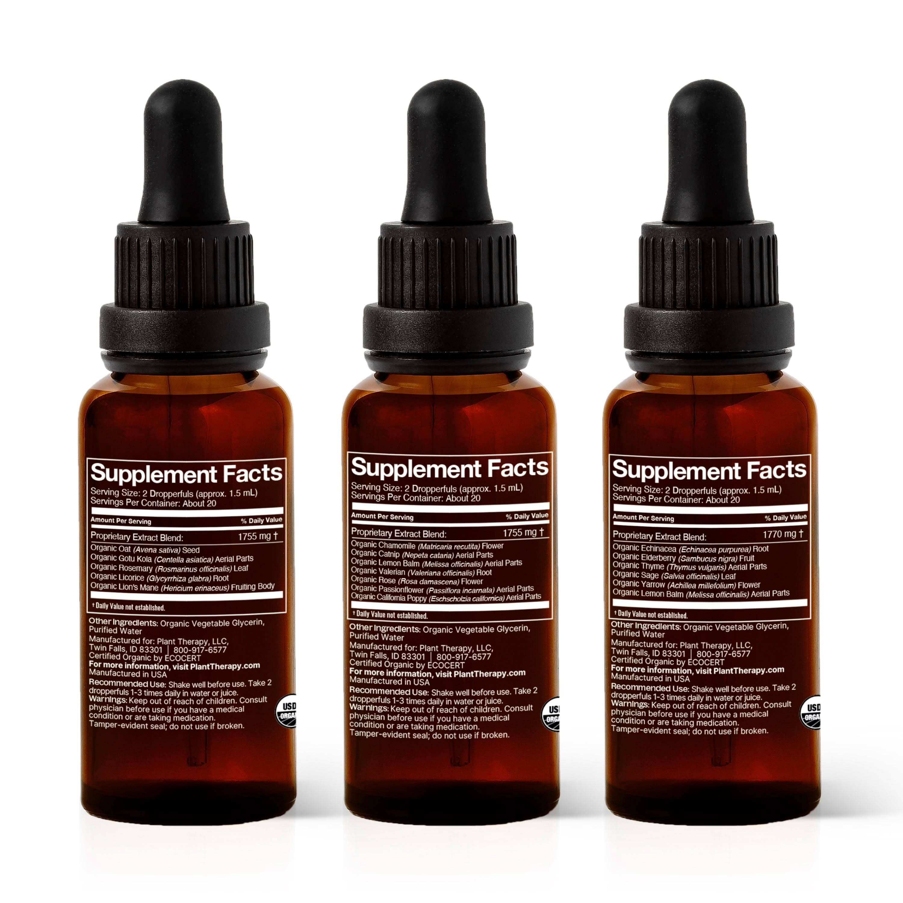 Plant Therapy Supplement Total Wellness Trio Set