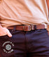 The Local Branch Leather Belt Tracer Stitched Belt - USA Made