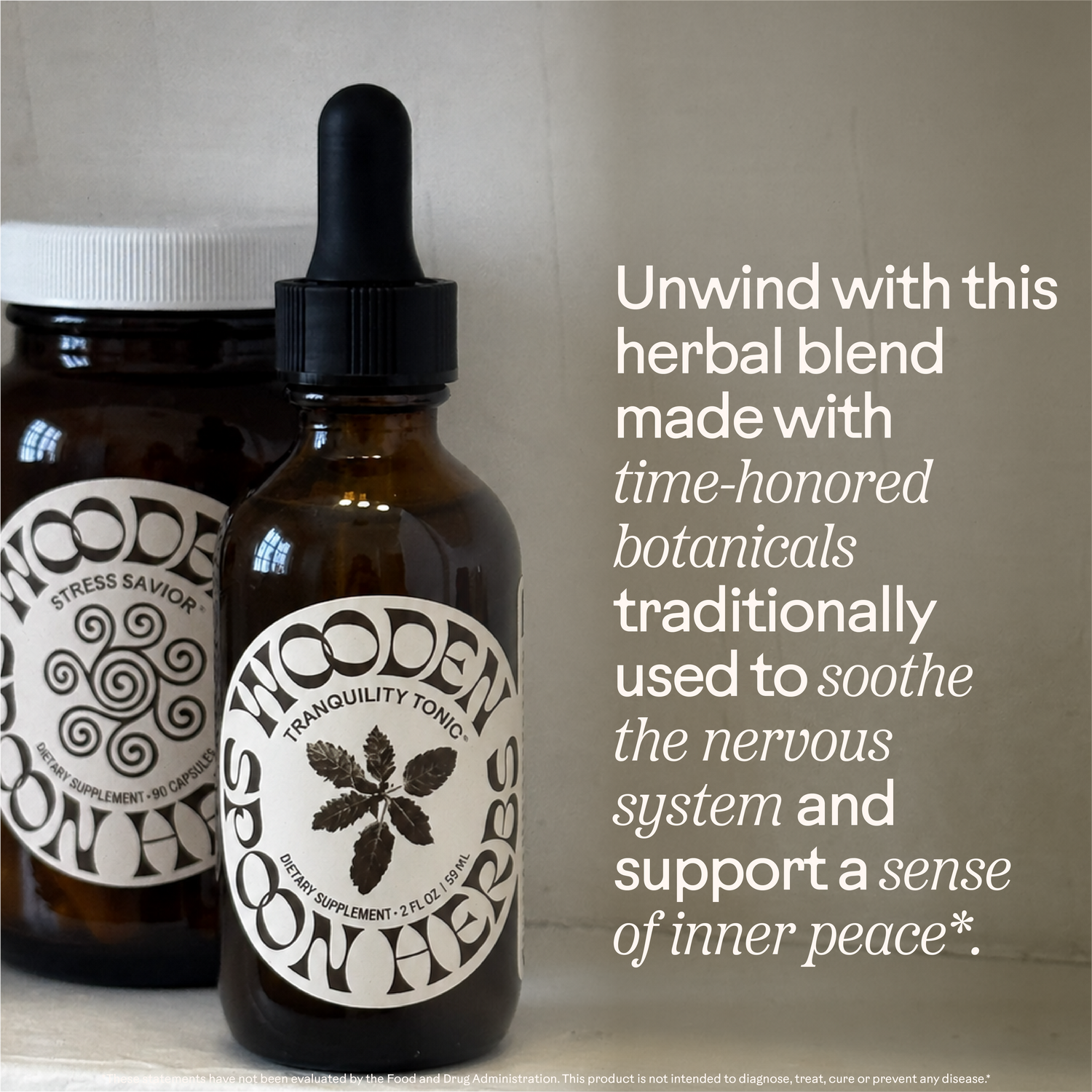 WOODEN SPOON HERBS Tincture Tranquility Tonic