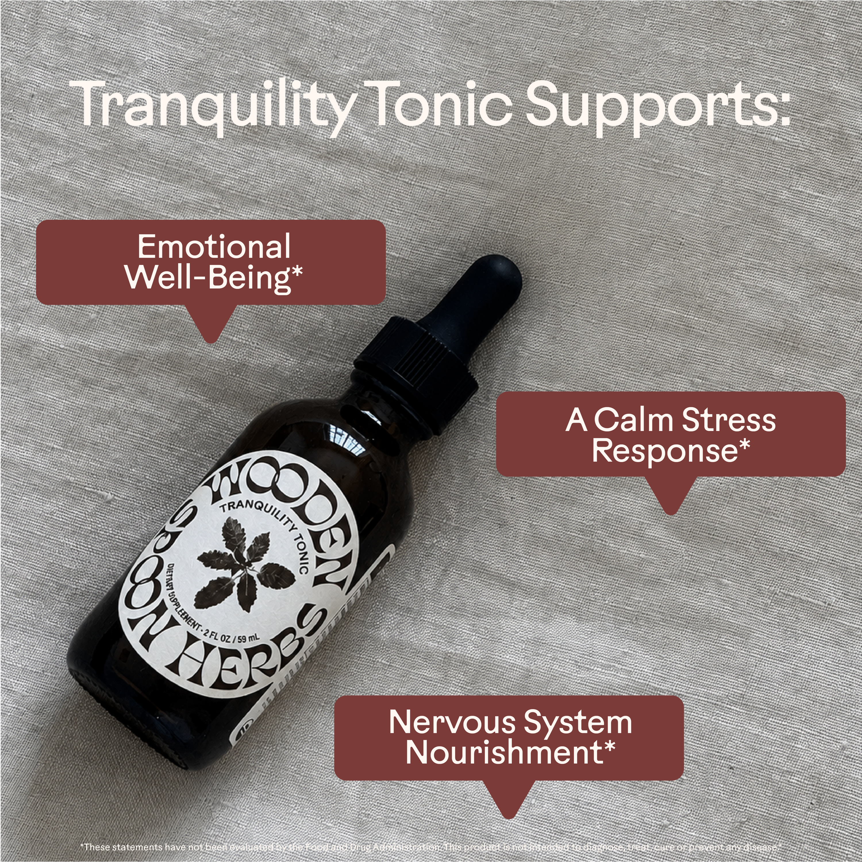 WOODEN SPOON HERBS Tincture Tranquility Tonic
