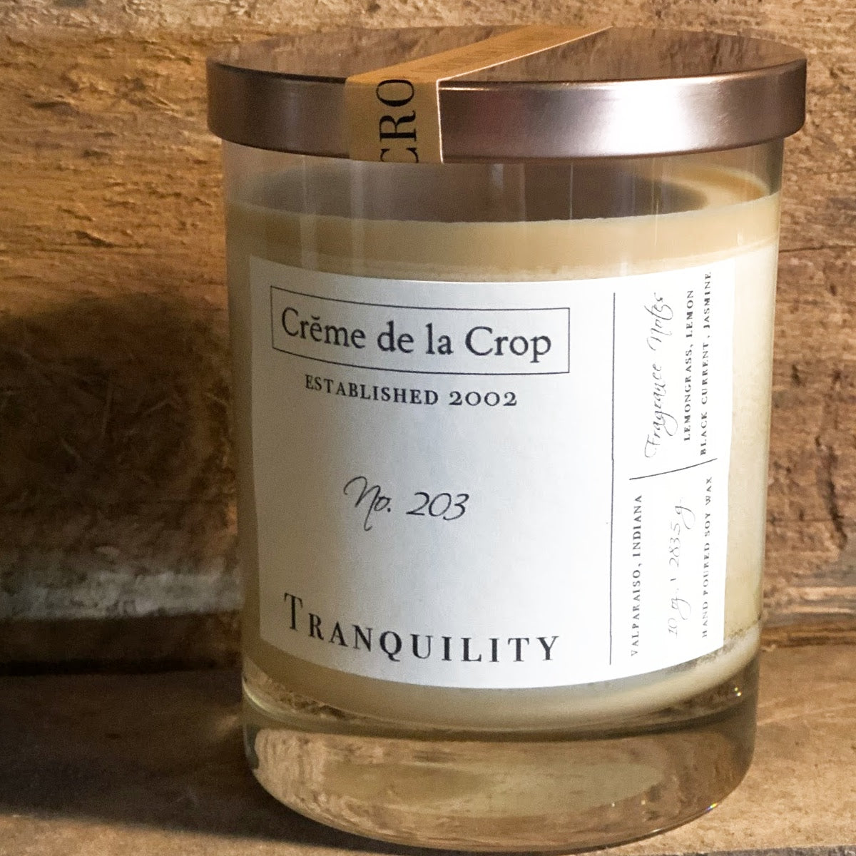 Soy Candle - Tranquility (Lemongrass &amp; Black Currant)