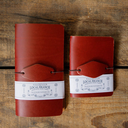 The Local Branch Notebook Oxblood / Medium Traveler&