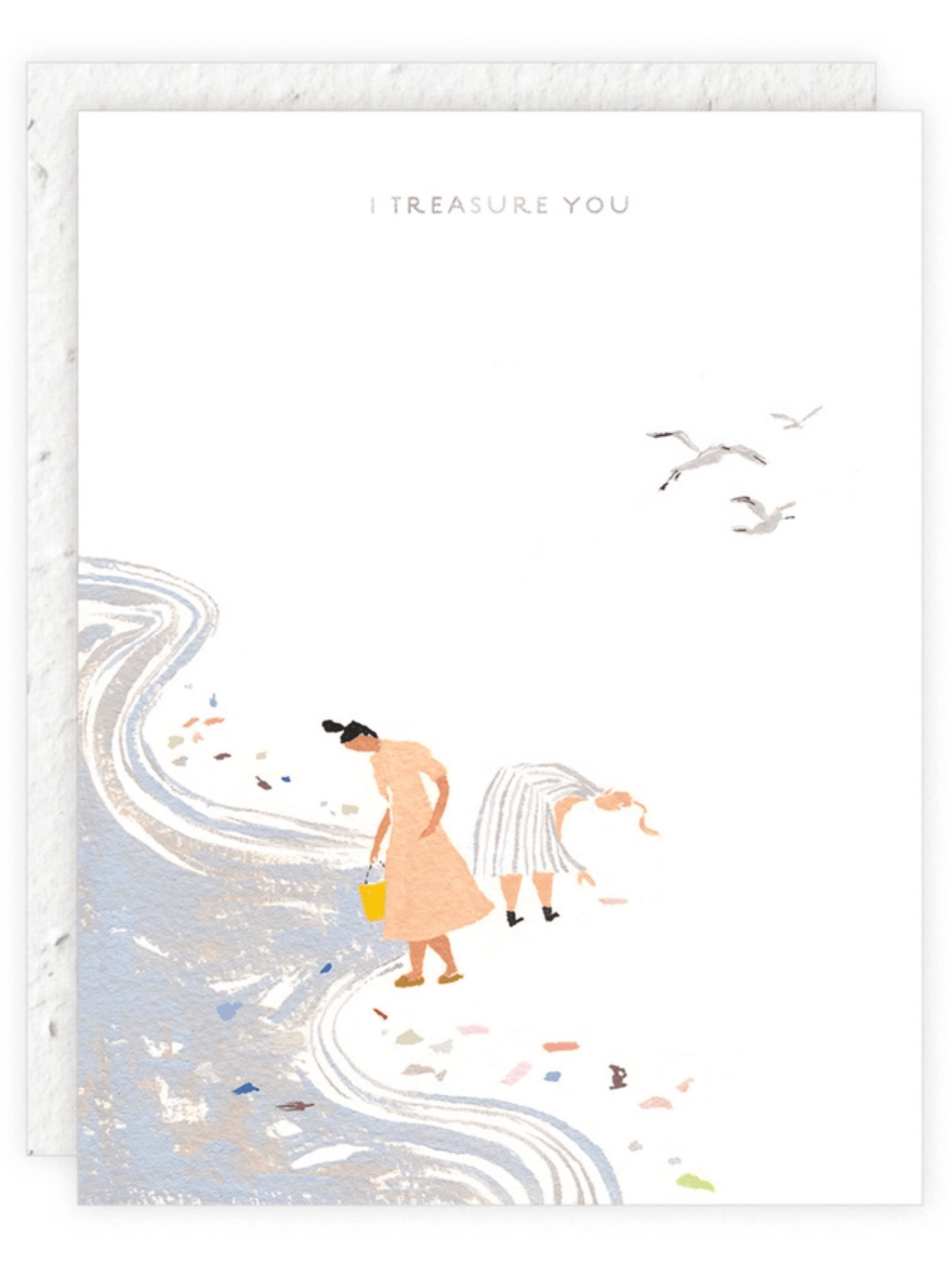 Ash &amp; Rose Greeting &amp; Note Cards Treasures Love &amp; Friendship - Seeded Card