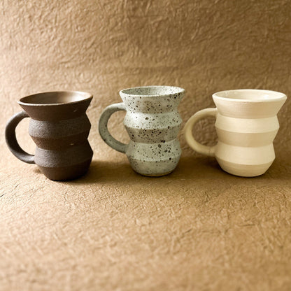 Olivia Snow Ceramics Mug Handmade Angled Ceramic Mug